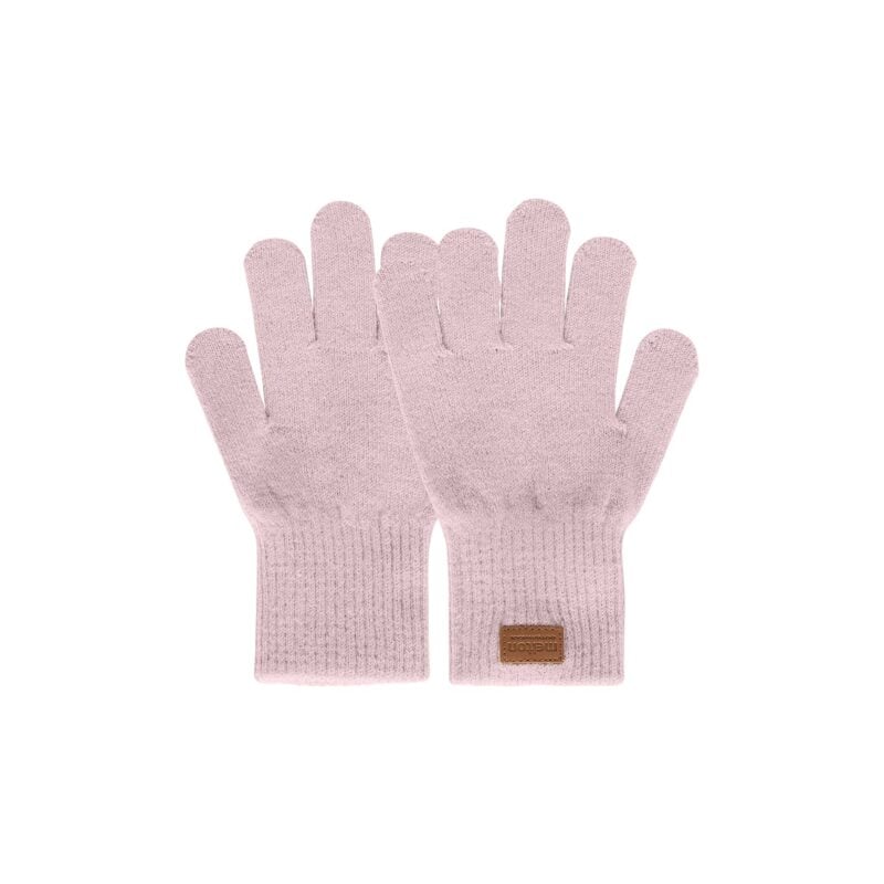 Fingervanter i uld til børn. Rosa - Melton